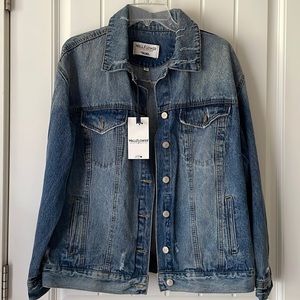 - New Wallflower denim jacket size M. Oversized
